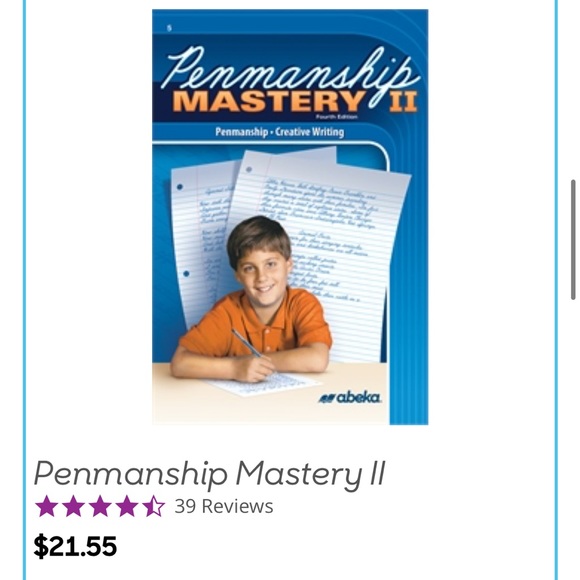 Abeka Homeschool Penmanship Mastery 2 - Picture 2 of 8